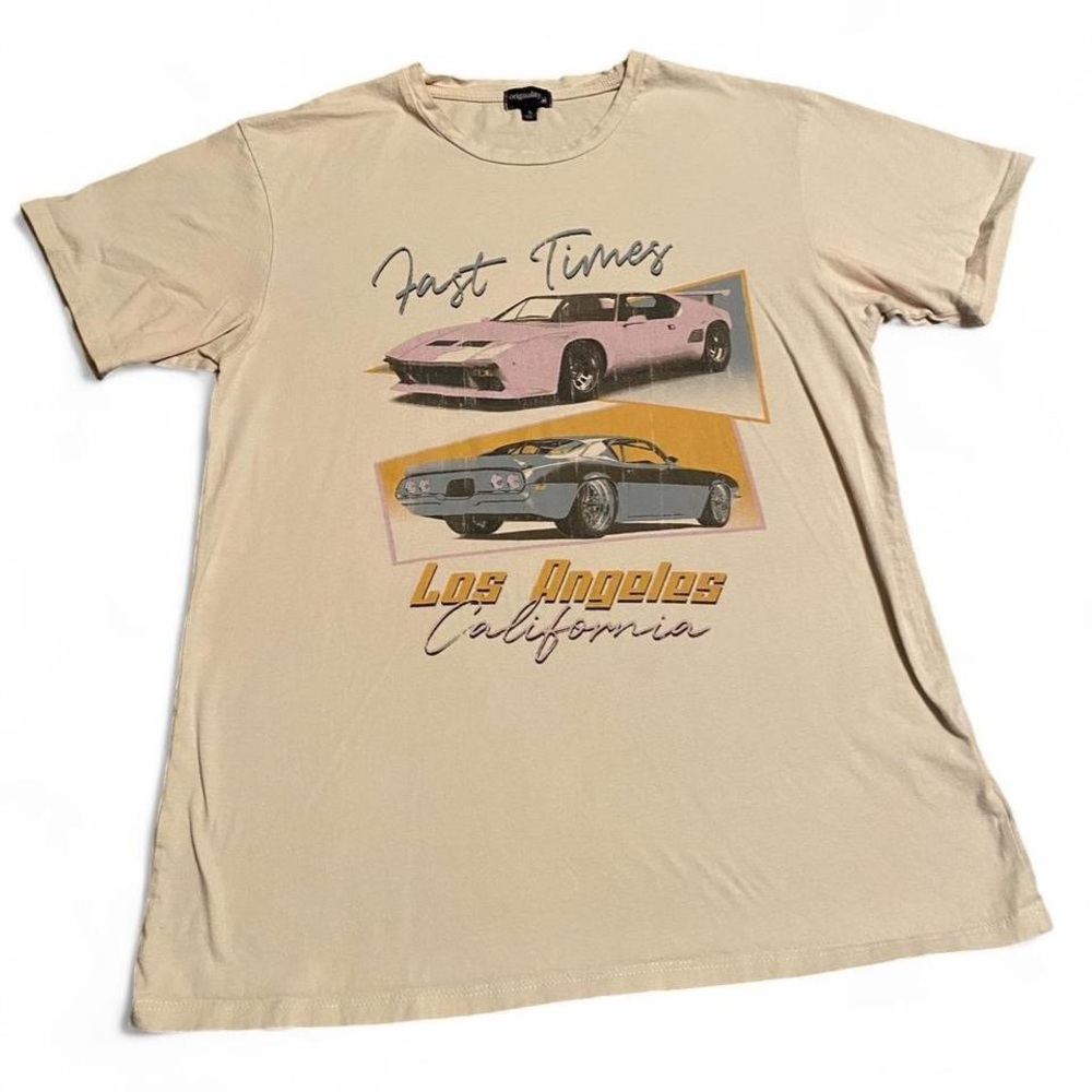 Vintage Muscle Car Graphic Tee - Fast Times